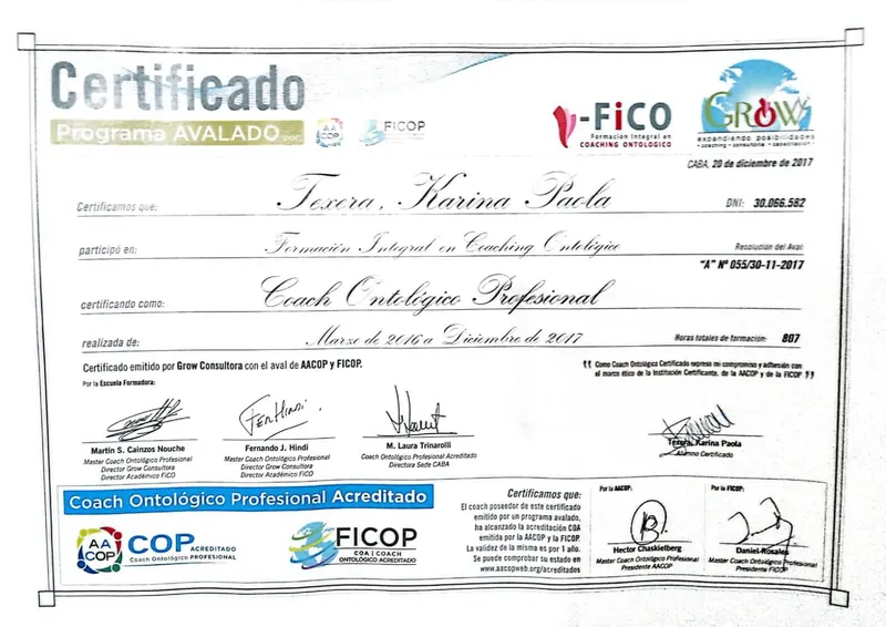 Diploma Coach Ontológico Profesional